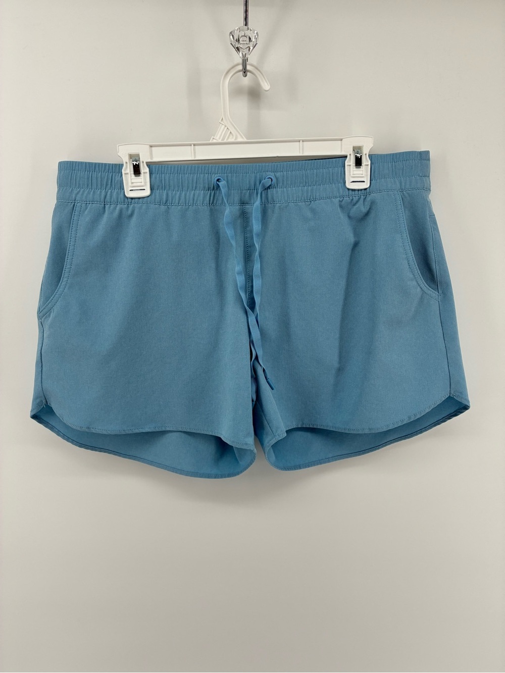 Eddie Bauer Light Blue Athletic Drawstring Shorts